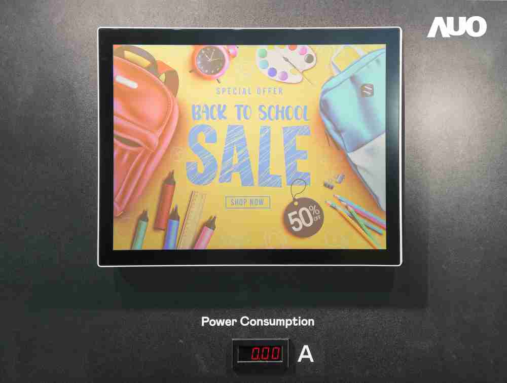 z6尊龙展示胆固醇液晶超低耗能户外全彩显示器，，，，ChLC（胆固醇液晶）以双稳态技术使静态显示零功耗，，，具省电、、、高彩度、、、环保的特性，，还整合软硬件系统解决方案，，可透过单一云端平台管理